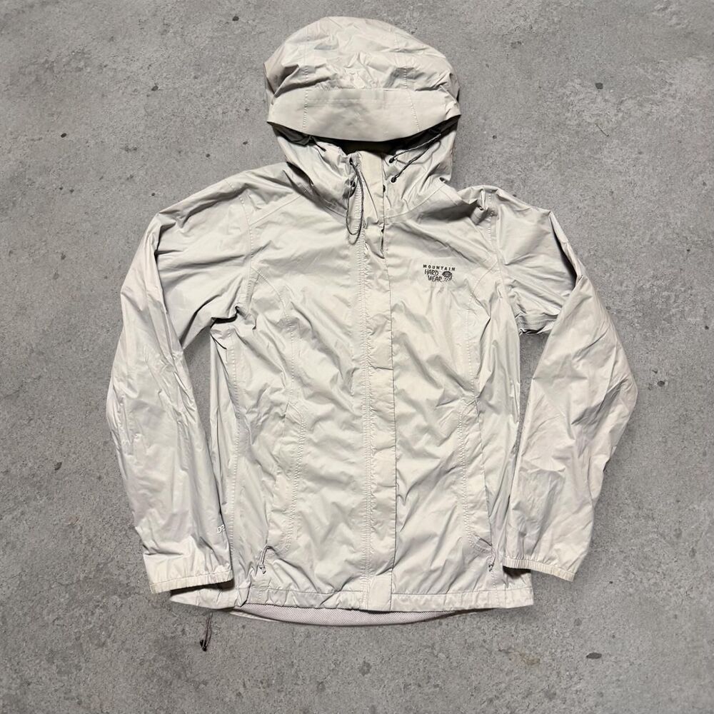 Women’s Mountain Hardware Rain Jacket Hooded Full Zip Size Medium